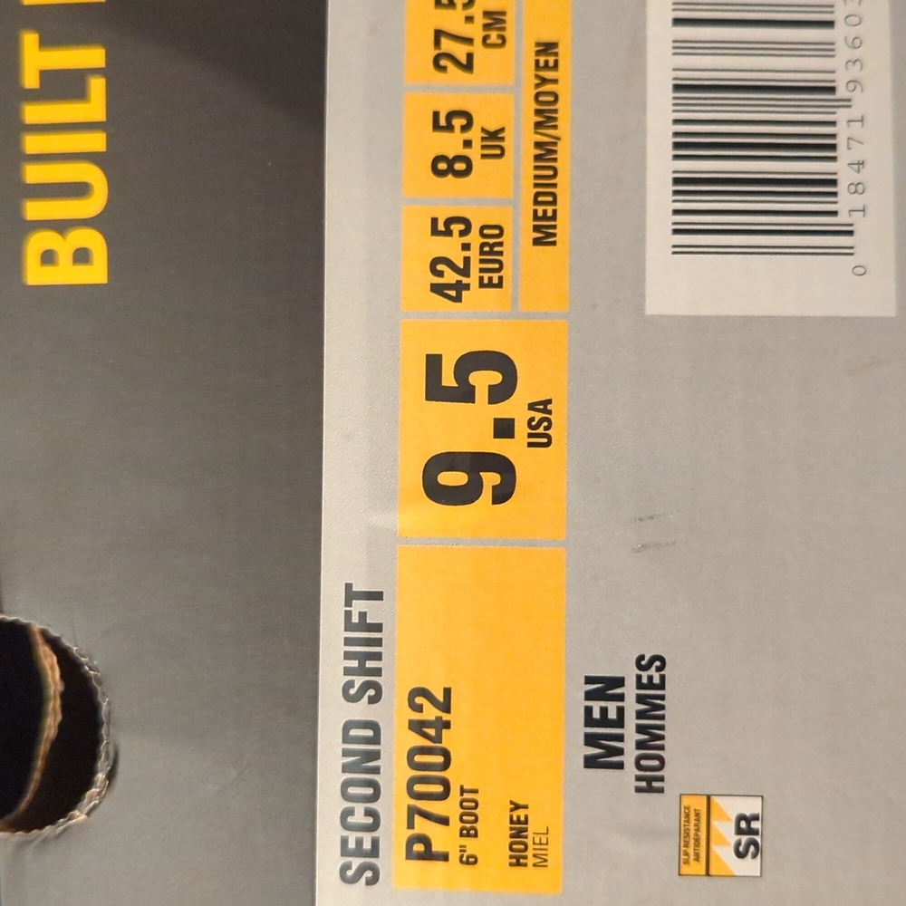 NEW. Caterpillar Second Shift Work Boots - Picture 8 of 8